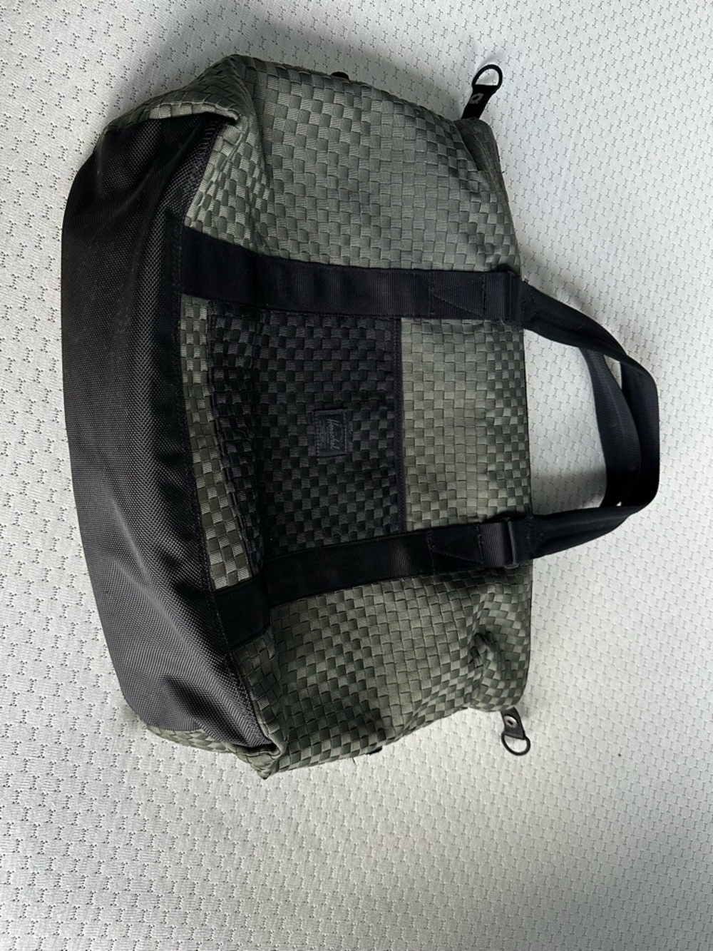 Herschel Olive Green and Black Bag